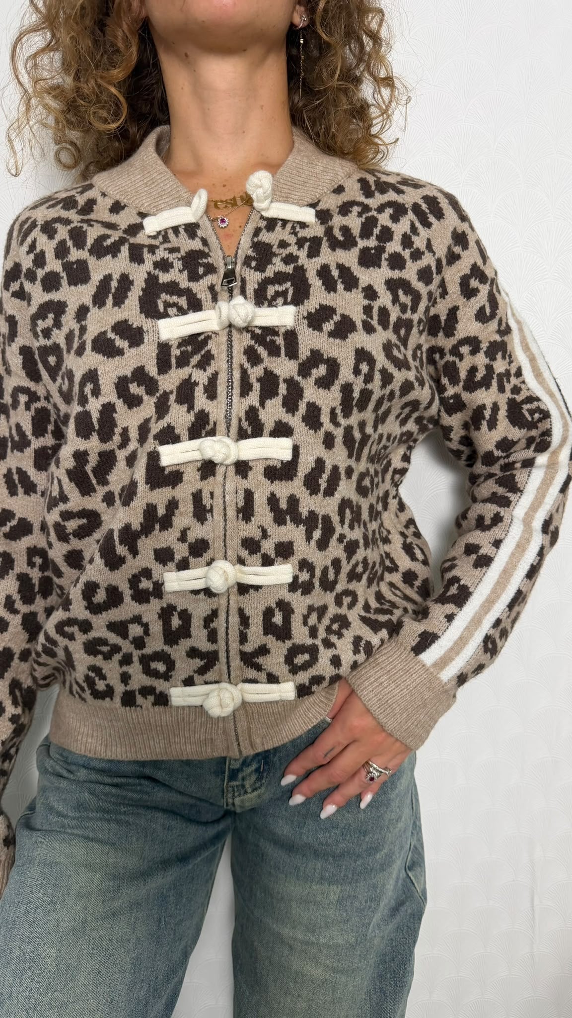 Cardigan Animalier